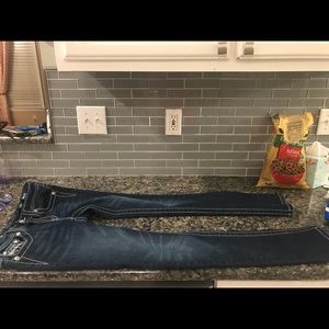 Miss Me Jeans  skinny JK6322S —girls 14 -Jesus 00